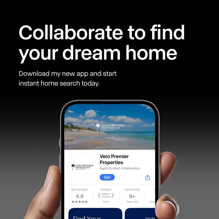 Vero Premier Properties Apple App Store app — enclave listings for John's Island Orchid Island Riomar Grand Harbor