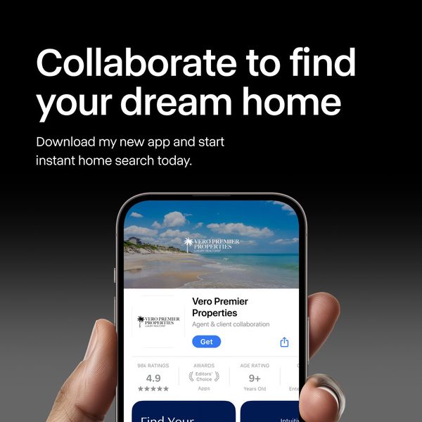 Vero Premier Properties luxury real estate mobile app Apple App Store — only luxury real estate app within 100 miles Vero Beach Florida